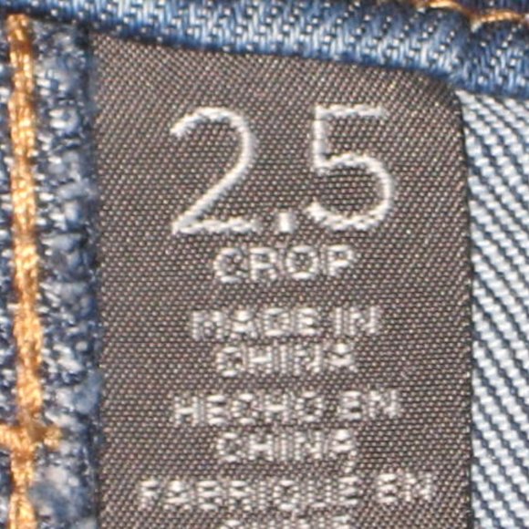 Chicos Great Condition 2.5 Crop So Slimming Deep Cypress Lake Jeans 14 - Picture 12 of 13